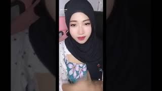 BIGO live hot hijab pamer uting