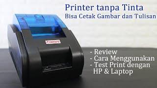 Review Printer Struk terbaik, Iware, Print Kecil tanpa tinta bisa untuk HP & Laptop