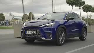 The new Lexus LBX in Blue Driving Video