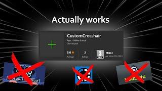 FREE custom crosshair that works in ANY fullscreen game