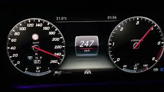 Mercedes S350d top speed in Frankfurt