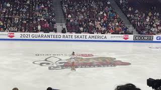 Kseniia Sinitsyna Ladies Freeskate Skate America 2021