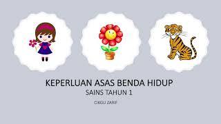 KEPERLUAN ASAS BENDA HIDUP- SAINS TAHUN 1