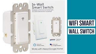 Moes WiFi Smart Wall Light Switch | SMART LIGHT SWITCH | Amazon Alexa Google Assistant