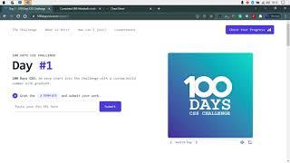 Day #1 | 100 DAYS CSS CHALLENGE