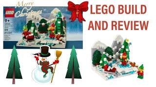 LEGO Winter Elves Scene Build & Review