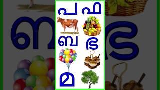 മലയാളം പ ഫ ബ ഭ മ വ്യഞ്ജനാക്ഷരങ്ങളും| Malayalam alphabets and consonants|  @Prinitmalayalam