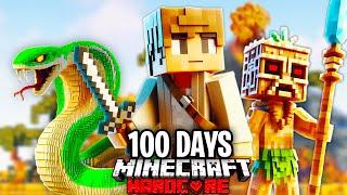 I Survived 100 Days on a TRIBAL ISLAND in Minecraft Hardcore!
