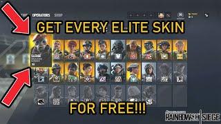 GET ANY ELITE SKIN FOR FREE - NEW INSANE PERMANENTLY GET ANY ELITE SKIN GLITCH (Rainbow Six Siege)