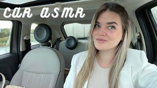 CAR ASMR - handbrake | pedal pumping |  tapping and scratching ~ Fiat 500