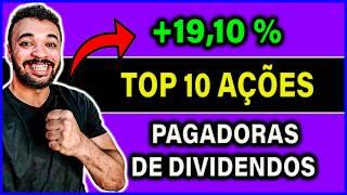 TOP 10 AÇÕES QUE MAIS PAGAM DIVIDENDOS NA BOLSA