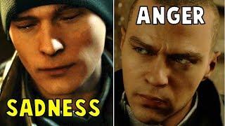 Connor Cries for Josh's Death vs Markus Doesn't Care - Detroit Become Human