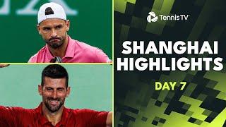 Djokovic vs Cobolli, Dimitrov, Zverev All Feature | Shanghai 2024 Highlights Day 7