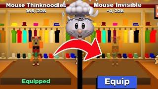 I GOT THE SECRET INVISIBLE MOUSE SKIN ON ROBLOX KITTY..  [Chapter 13 Secret Ending]