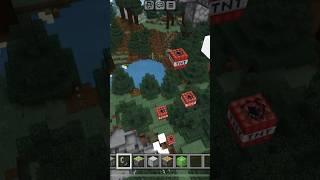 Minecraft TNT Blast#minecraft #shorts #shortsviral #shortsfeeds #ayaangamer520