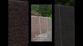 Admax Gabion Wall - Landscape Designs and Wall with Fence