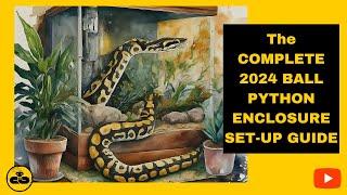 The COMPLETE 2024 #ballpython  Enclosure Set-Up Guide!