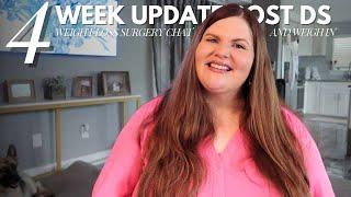4 week post op update and weigh in after weight loss surgery (Duodenal Switch) | April Lauren
