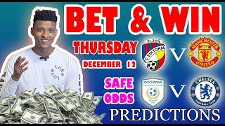 Europa League & conference league Football Prediction Today 12-12-2024 |  Betting tips Today |