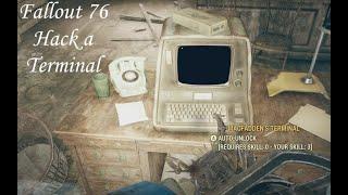 Fallout 76 - Hack a Terminal (0/1) - Daily Challenge