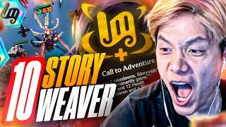 I Hit 10 Storyweaver with Kayle Hero Augment! Call to Adventure | TFT Set 11