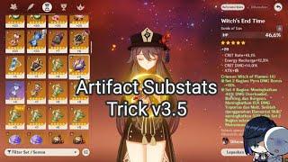 Artifact Substats Trick v3.5 ( Full Guide ) - Genshin Impact