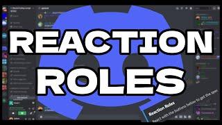 [NEW] - How to make REACTION ROLES for your discord bot - Discord.js v14 (UPDATED 2022)