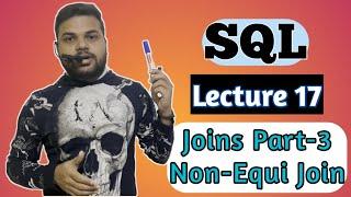 SQL Non-Equi Join