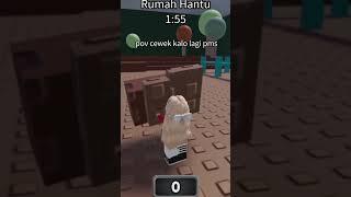 pov cewek lagi pms saking emosi nya tanah aja dimakan wkwkwk # shorts #robloxshorts #roblpxfyp