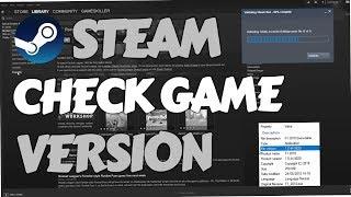 Steam - How to check Game version & force Update (PC)