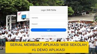 Belajar Membuat Web Dari Nol dengan PHP MySQL | Eps 1 Demo Aplikasi - Studi Kasus database Sekolah