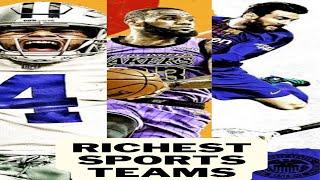 Top 10 Richest Sports Teams In The World || #sportsbuzz #sports #shorts