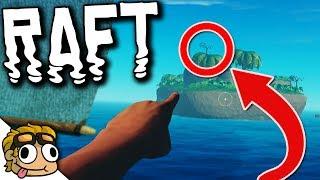 SECRET TREASURE ON ISLAND! | Raft 2018 Early Access Gameplay Pt 2