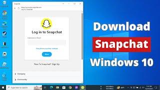 How to Download & Install Snapchat in PC or Laptop