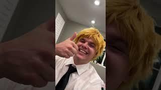 Boba challenge #shorts #anime #cosplay #manga #chainsawman #makima #denji #power