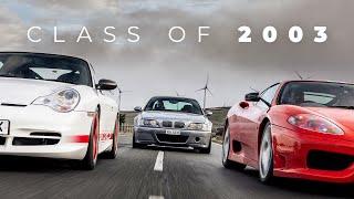 Class of 2003 MEGA TEST | 996 GT3 RS vs 360 Challenge Stradale vs M3 CSL | Supercar Driver | 4K