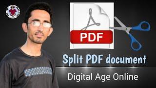 Splitting PDF document by Page ranges ( super Trick)