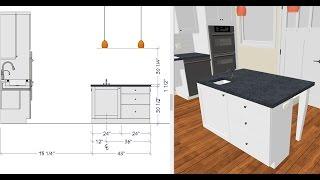 Creating a Kitchen Island for the NKBA CKBD Exam