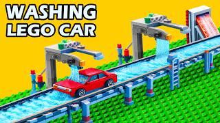 Building Lego Car Wash Machine with LEGO Technic