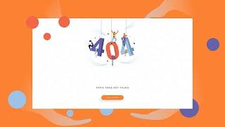 404 Page Animation Using HTML, CSS
