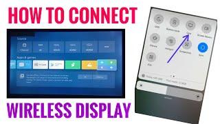 how to connect wireless display to mi tv in telugu