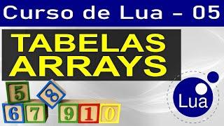 Aprendendo sobre Tabelas ou Arrays em Lua - Curso de Lua - Aula 05