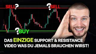 Das EINZIGE Support & Resistance Video was du jemals brauchen wirst!