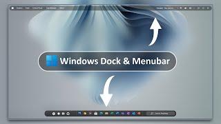 Windows Dock & Menu bar | Dock & Menu For Windows