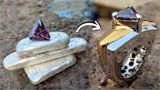 How to make Amethyst Silver Ring | Silver Ring | Handmade Jewellery| Adamjewellery