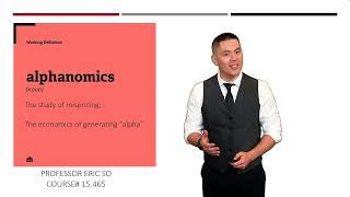 MIT Sloan Professor Eric So Introduces Alphanomics Course