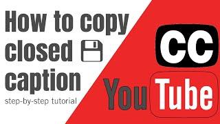 How To Copy Transcript from YouTube Video (Download Subtitles)