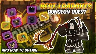 BEST LOADOUTS AND ARMOR SETS IN DUNGEON QUEST AND HOW TO OBTAIN  COLLECTIBLES [ROBLOX DUNGEON QUEST]