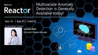 Multivariate Anomaly Detection is Generally Available today!