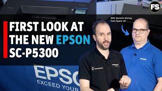 How is the new Epson P5300 printer different from the Epson P5000?